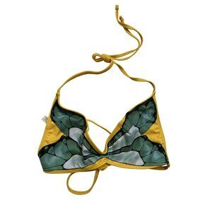 Juliet Johnstone Sunflower Bikini Top in Sage